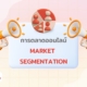 การตลาดออนไลน์แบบ Market Segmentation คือ