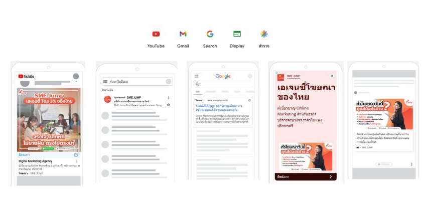 4 รูปแบบโฆษณา Google Ads อัปเดตล่าสุด